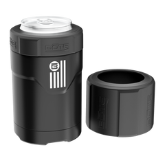 BOTE MAGNEPOD KOOZIE SHORTY 12OZ 2023 BLACK BOTE NATION